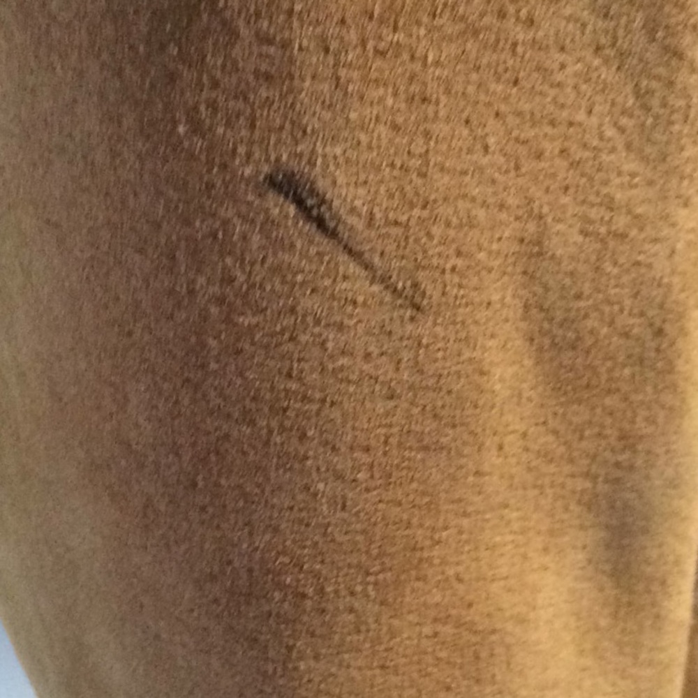 Vintage BoHo Suede Leather Coat Removable Lining - Picture 10 of 13